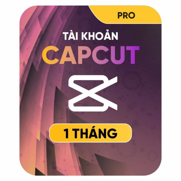 Tài khoản capcut pro 1 tháng