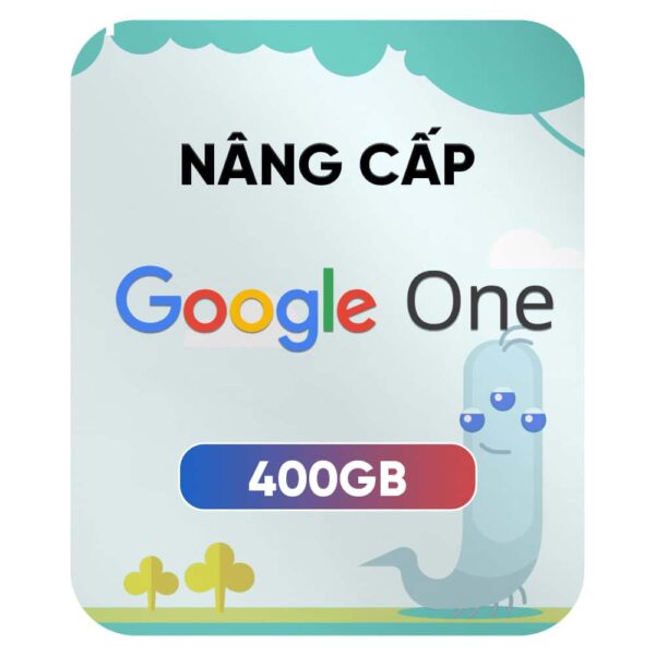 nâng cấp google one 400GB