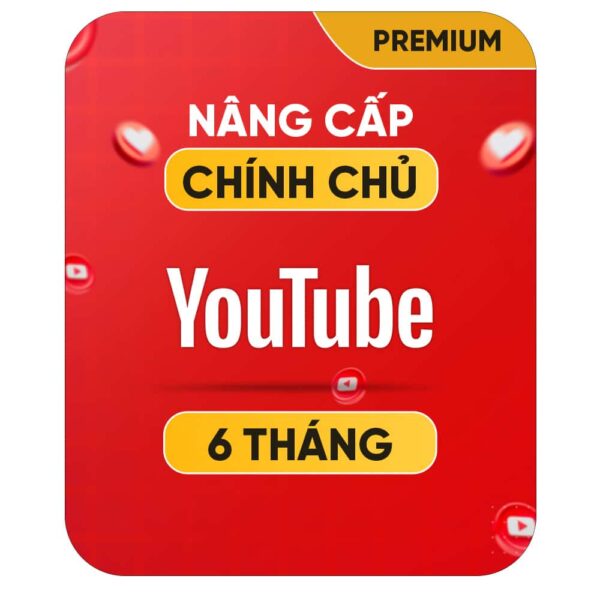 Mua Youtube Premium 6 Tháng