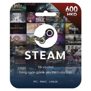 Steam wallet code 600 hkd