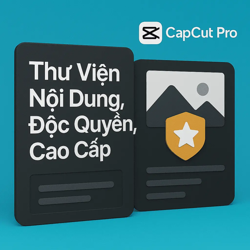 thư viện nội dung độc quyền của gói pro